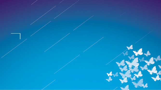 简洁艺术设计蝴蝶PPT背景图片