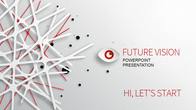 精美立体视觉效果PPT模板