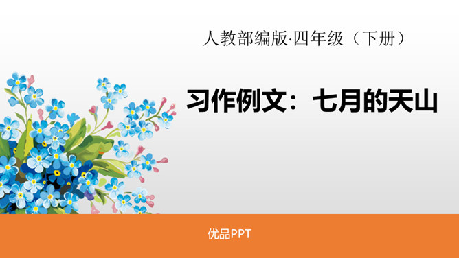 七月的天山PPT课件1