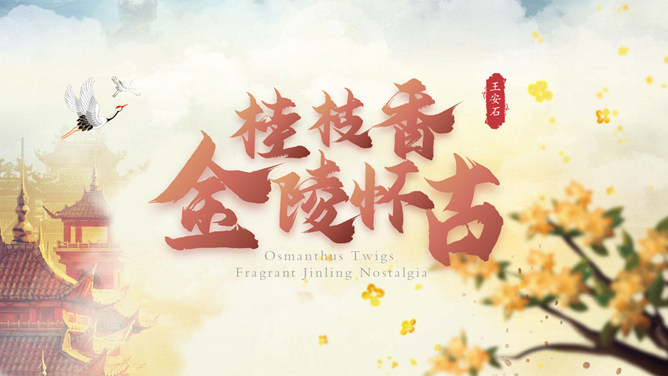 桂枝香金陵怀古PPT课件1